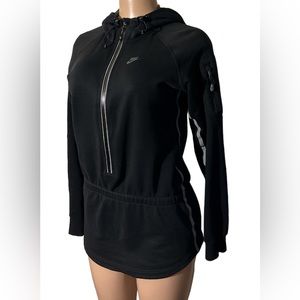 Nike Women's ~Size S~ Running Tech Hoodie Pullover Zipper Elastic Waist Pockets